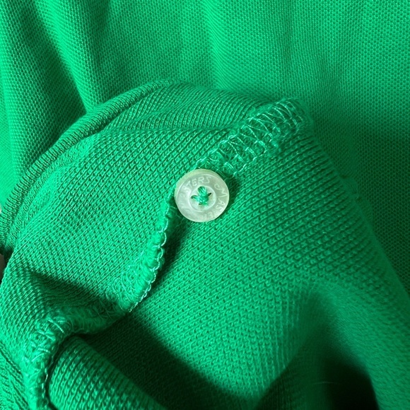 Masters Collection Polo Augusta National boys logo green embroidered shirt - Picture 7 of 8